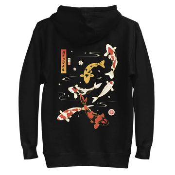 Koi Fish Japanese Ukiyo-e Unisex Hoodie