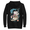 Samurai Cat Love Fish 2 Ukiyo-e Funny Unisex Hoodie