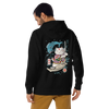 Samurai Cat Love Fish 2 Ukiyo-e Funny Unisex Hoodie