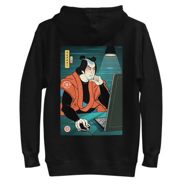 Samurai Programmer 4 Code Developer Ukiyo-e Unisex Hoodie