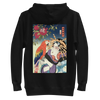 Geisha & Macaw Parrot Bird Japanese Ukiyo-e Unisex Hoodie