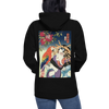 Geisha & Macaw Parrot Bird Japanese Ukiyo-e Unisex Hoodie