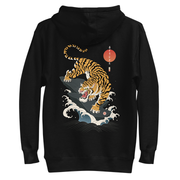 Tiger Japanese Ukiyo-e Unisex Hoodie