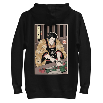 Samurai Chef 2 Cook Dish Ukiyo-e Unisex Hoodie