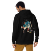 Samurai Play Curling Ukiyo-e Unisex Hoodie