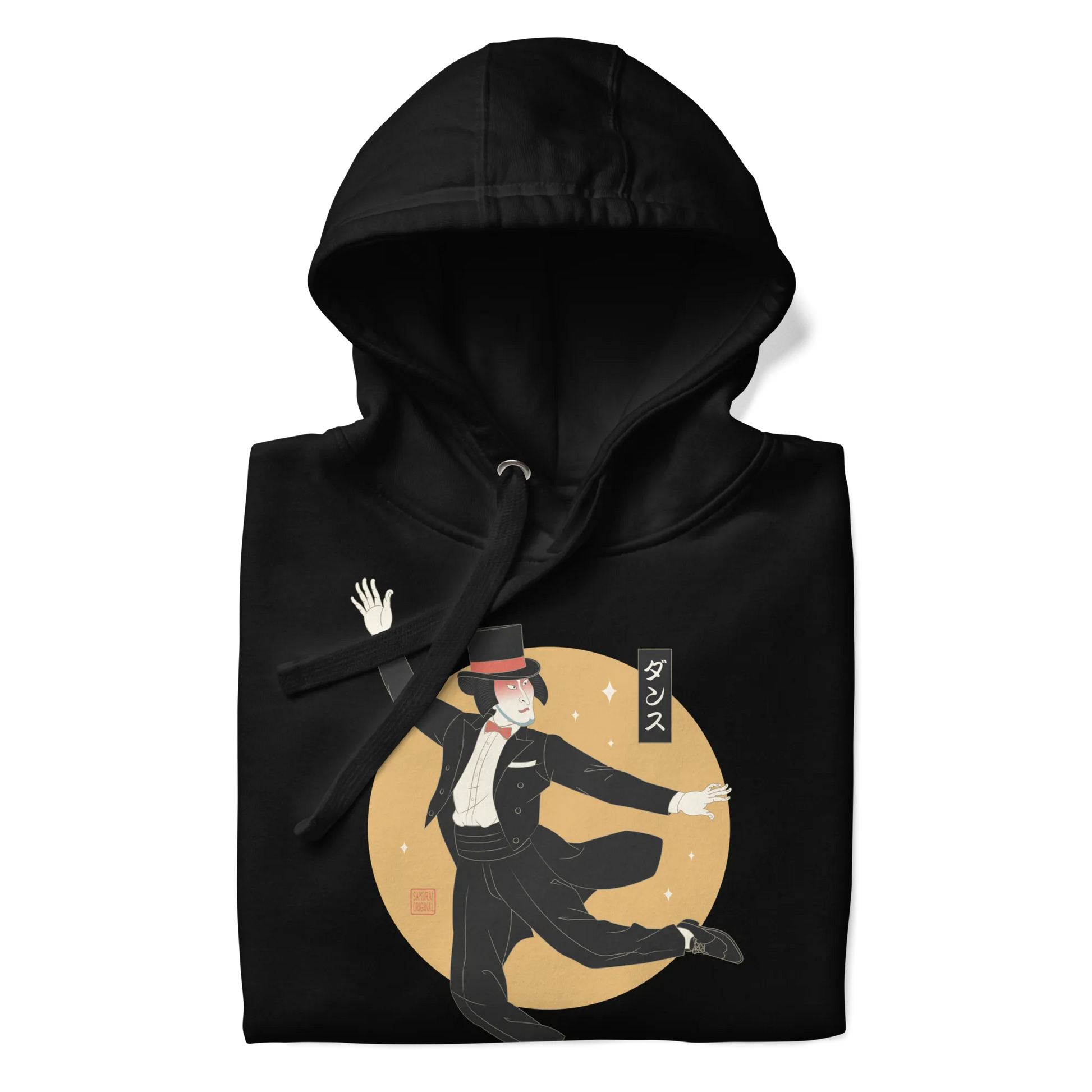 Samurai Dancing ukiyo-e Japanese Unisex Hoodie - Samurai Original