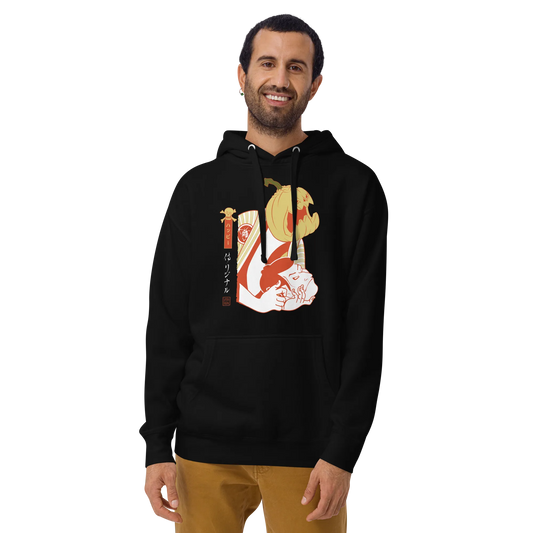 Halloween Pumpkin Japanese Ukiyo-e Unisex Hoodie -