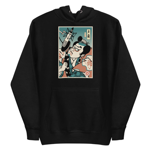 Samurai Voice Actor Japanese Ukiyo-e Unisex Hoodie 1