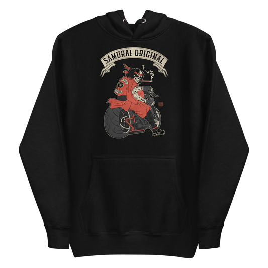 Samurai Choppers Biker Japanese Ukiyo-e Unisex Hoodie - Samurai Original