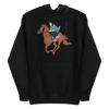 Onna Bugeisha Riding Horse Japanese Ukiyo-e Unisex Hoodie - Samurai Original