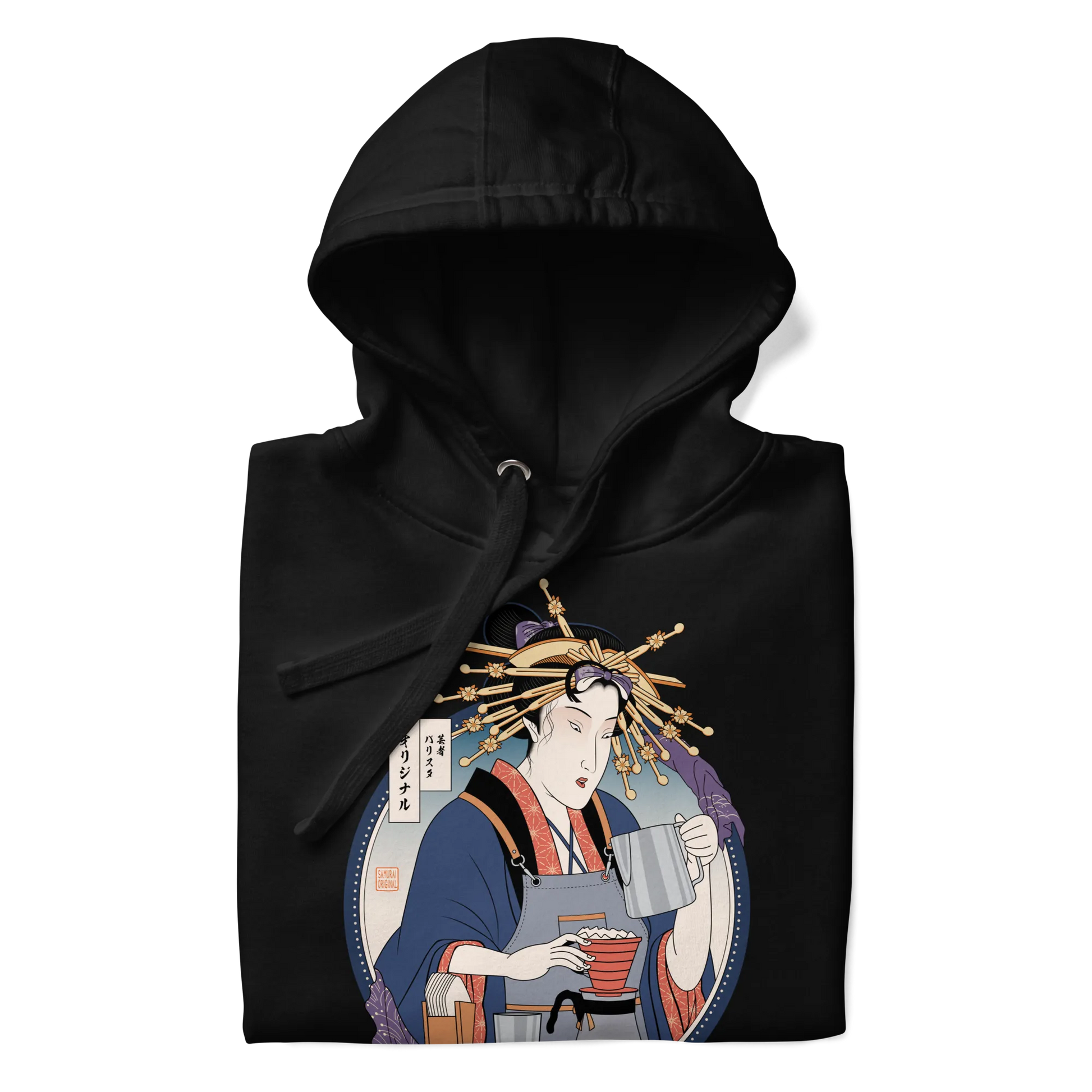 Geisha Barista Ukiyo-e Unisex Hoodie -