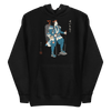 Samurai Hiking Japanese Ukiyo-e Unisex Hoodie - Black / S