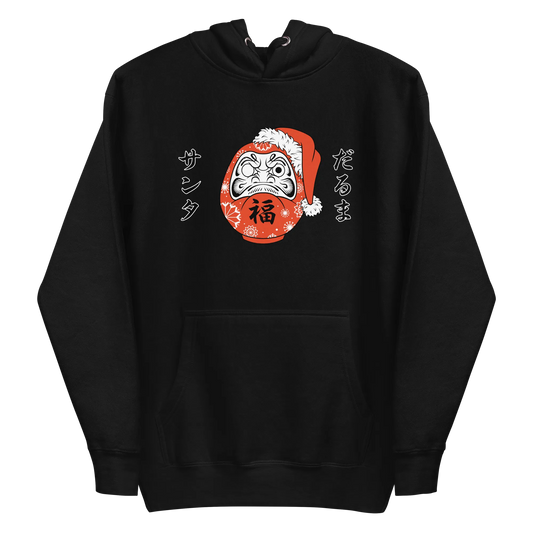 Santa Daruma Japanese Ukiyo-e Unisex Hoodie