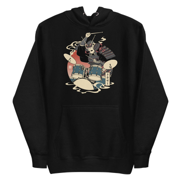 Samurai Drummer Japamese Ukiyo-e Unisex Hoodie