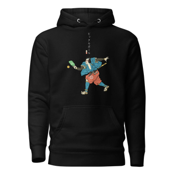 Samurai Play Pickleball Ukiyo-e Unisex Hoodie