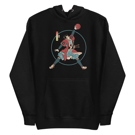 Samurai Basketball Player 3 Sport Ukiyo-e Unisex Hoodie