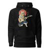 Cat Playing Guitar Ukiyo-e Unisex Hoodie