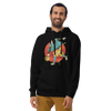 Samurai Play Bowling Ukiyo-e Unisex Hoodie