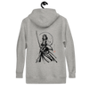 Female Samurai Sumi-e Japanese Ink Unisex Hoodie -