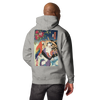 Geisha & Macaw Parrot Bird Japanese Ukiyo-e Unisex Hoodie