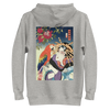 Geisha & Macaw Parrot Bird Japanese Ukiyo-e Unisex Hoodie