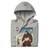 Samurai Hunts Sasquatch Japanese Ukiyo-e Unisex Hoodie -