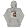 Samurai Hunts Sasquatch Japanese Ukiyo-e Unisex Hoodie - Carbon Grey / S