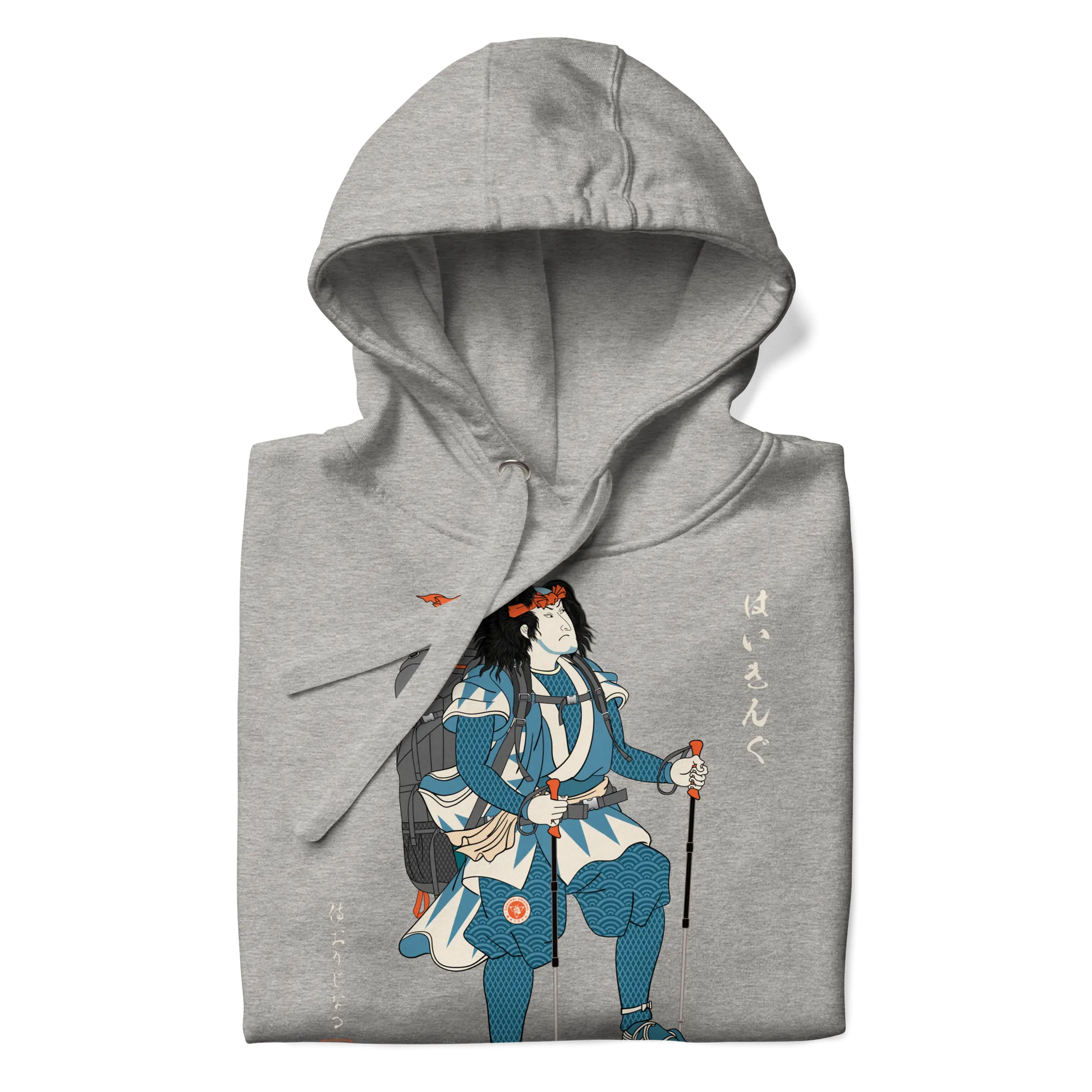 Samurai Hiking Japanese Ukiyo-e Unisex Hoodie -