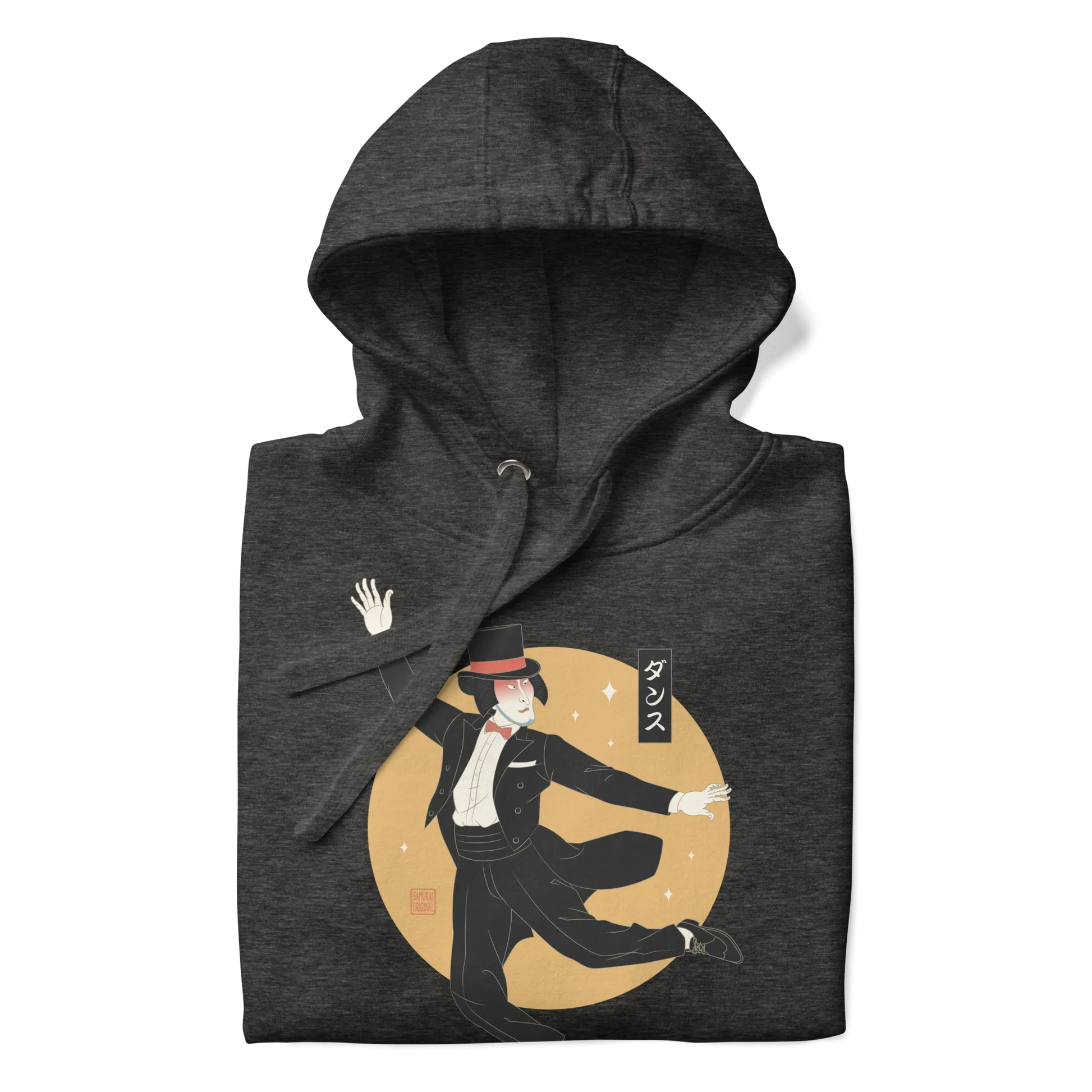 Samurai Dancing ukiyo-e Japanese Unisex Hoodie - Samurai Original