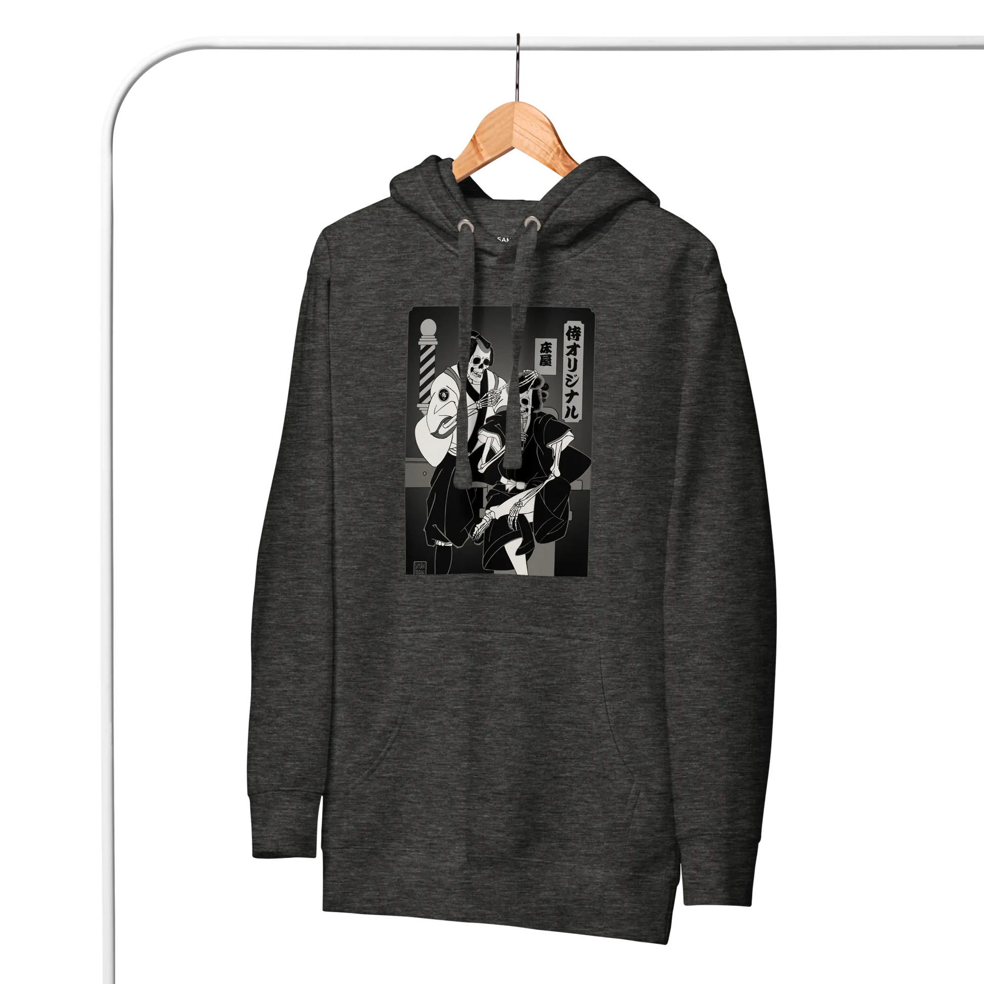 Samurai Barber Japanese Ukiyo-e Unisex Hoodie - Samurai Original