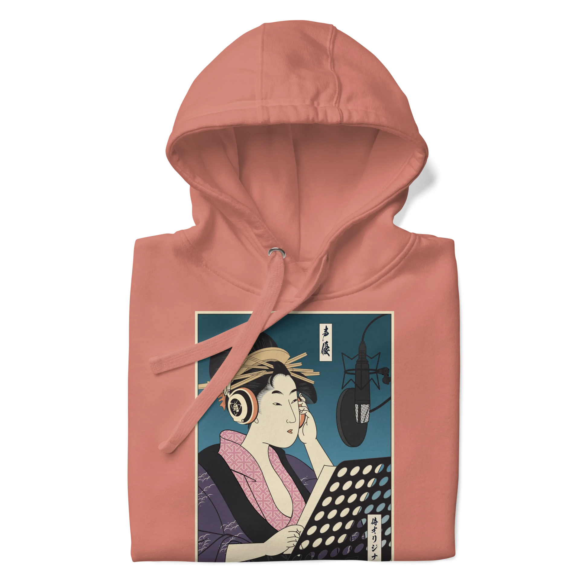 Geisha Voice Actor Japanese Ukiyo-e Unisex Hoodie -