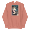 Geisha Voice Actor Japanese Ukiyo-e Unisex Hoodie - Dusty Rose / S