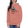 Onna Bugeisha Riding Horse Japanese Ukiyo-e Unisex Hoodie - Samurai Original