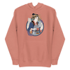 Geisha Barista Ukiyo-e Unisex Hoodie - Dusty Rose / S