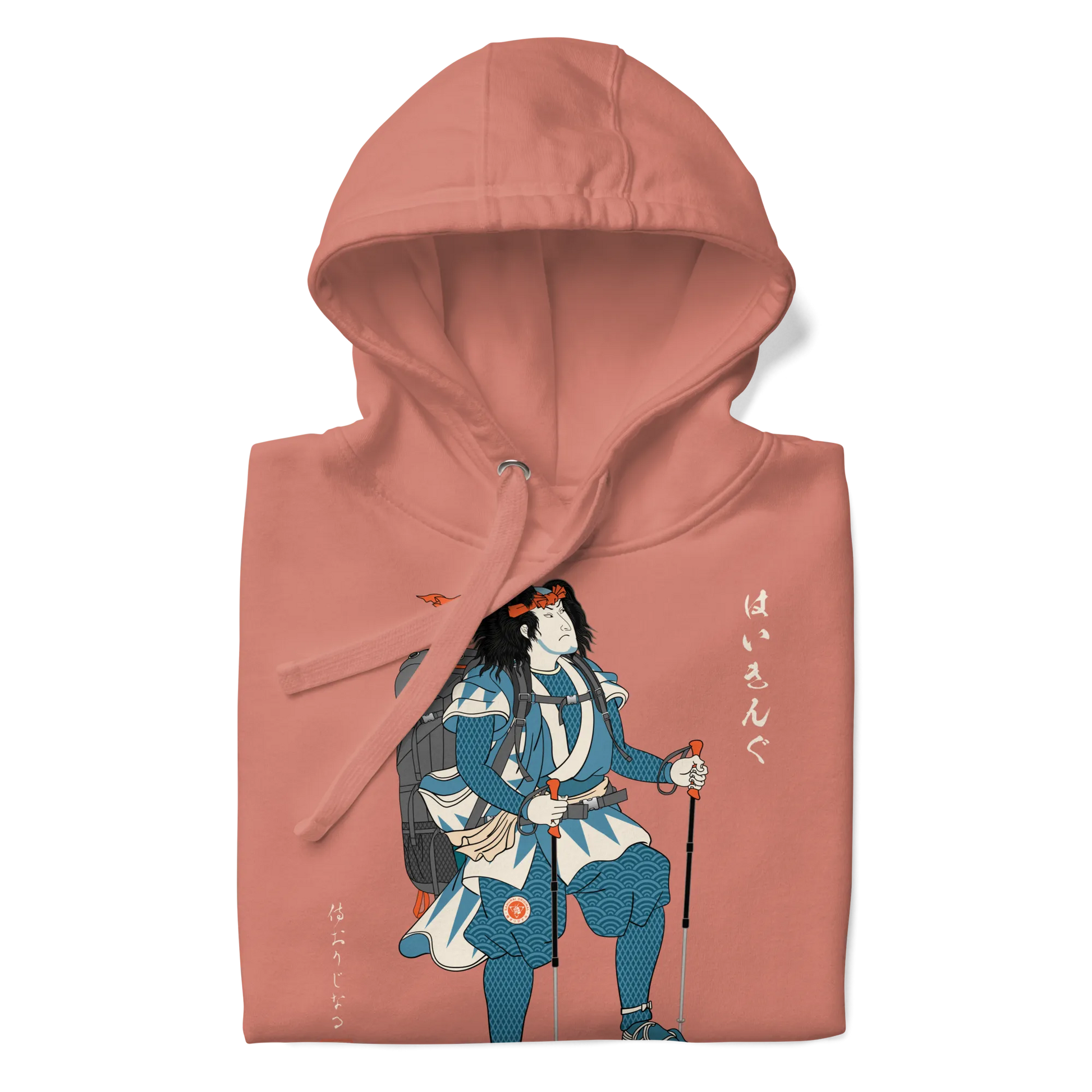 Samurai Hiking Japanese Ukiyo-e Unisex Hoodie -