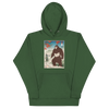 Samurai Hunts Sasquatch Japanese Ukiyo-e Unisex Hoodie - Forest Green / S