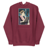 Geisha Voice Actor Japanese Ukiyo-e Unisex Hoodie - Maroon / S