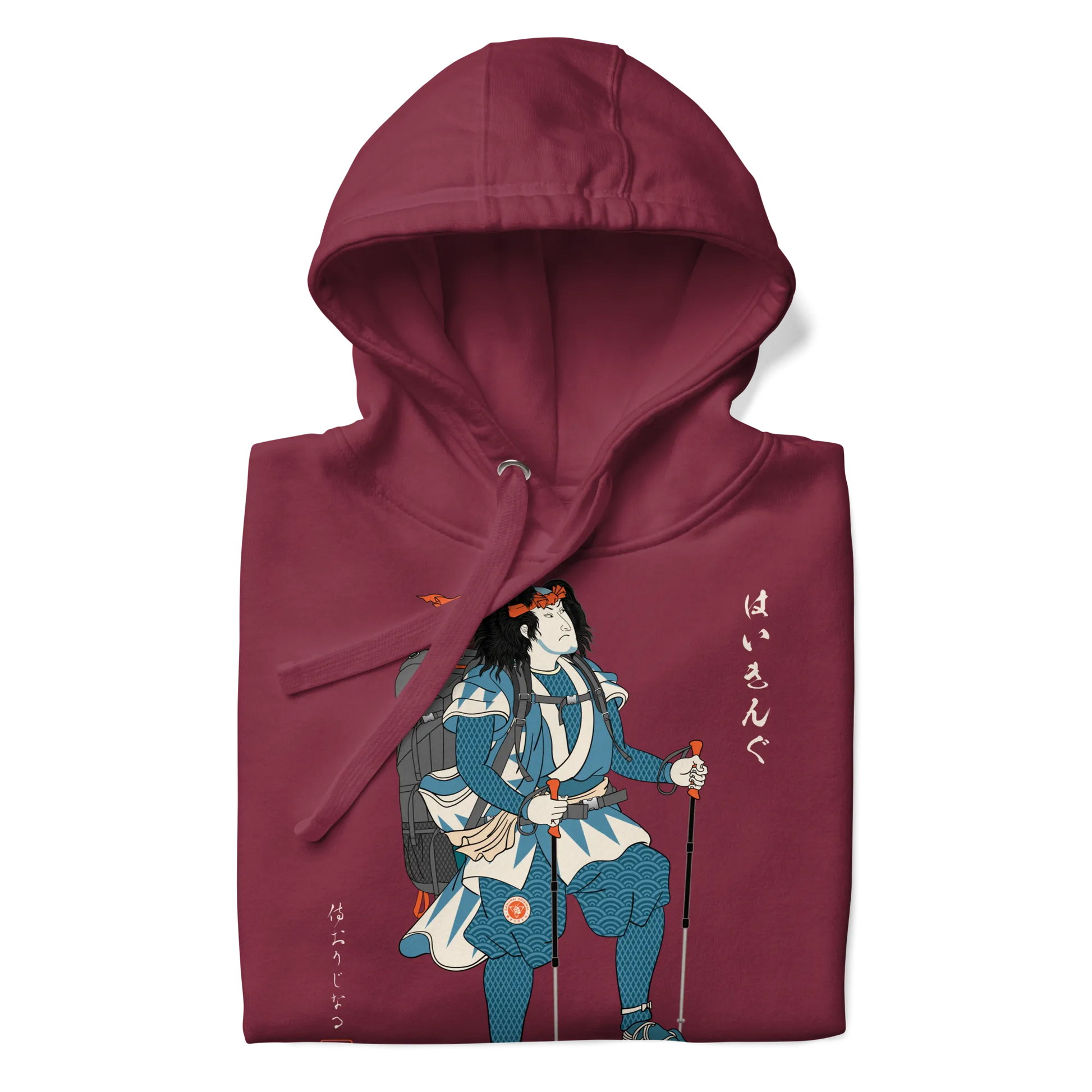 Samurai Hiking Japanese Ukiyo-e Unisex Hoodie -