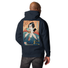 Samurai & Burger Fast Food Ukiyo-e Unisex Hoodie