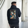 Samurai Ukulele String Instrument Ukiyo-e Unisex Hoodie