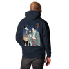 Samurai Astronomy Telescope Ukiyo-e Unisex Hoodie