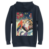 Geisha & Macaw Parrot Bird Japanese Ukiyo-e Unisex Hoodie