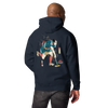 Samurai Play Curling Ukiyo-e Unisex Hoodie