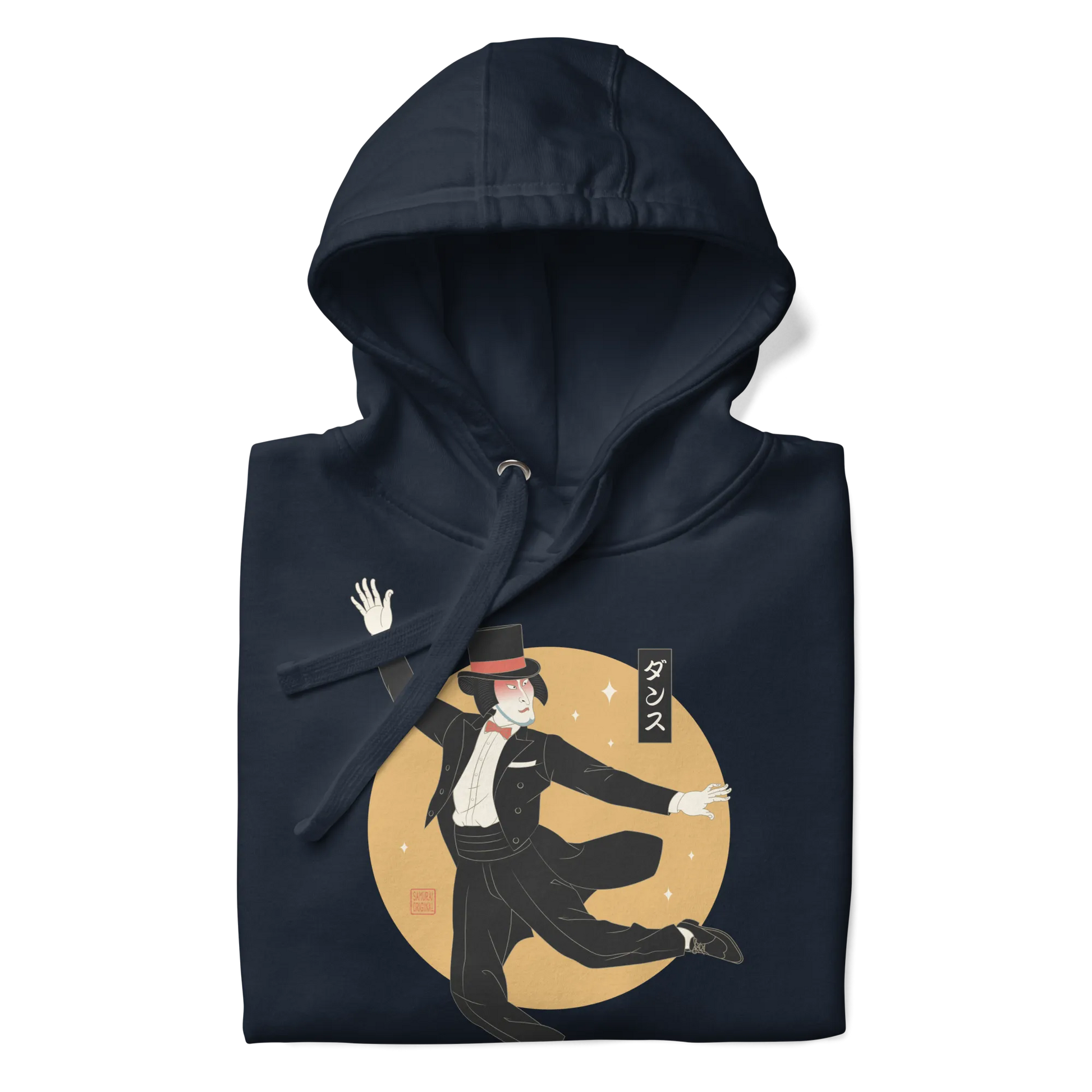 Samurai Dancing ukiyo-e Japanese Unisex Hoodie - Samurai Original