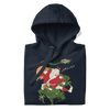 Santa Rides Dragon Japanese Ukiyo-e Unisex Hoodie