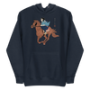 Onna Bugeisha Riding Horse Japanese Ukiyo-e Unisex Hoodie - Samurai Original