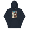 Samurai Hunts Sasquatch Japanese Ukiyo-e Unisex Hoodie - Navy Blazer / S