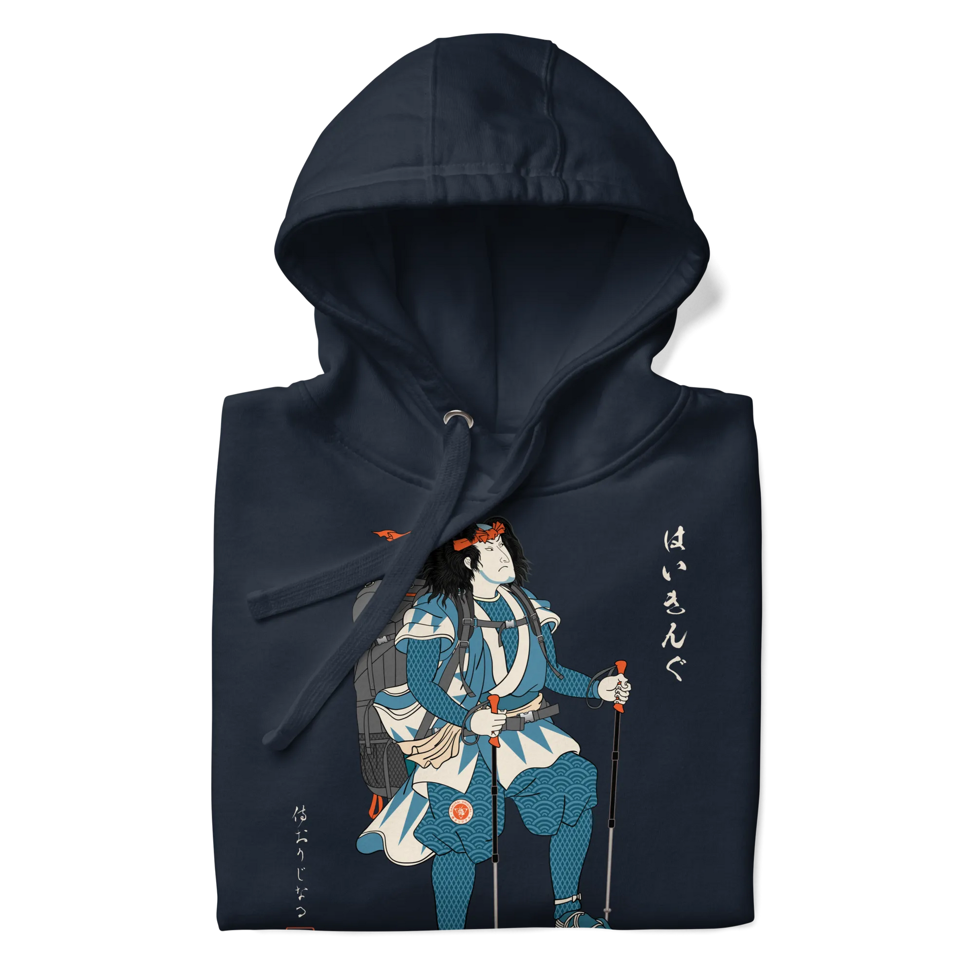 Samurai Hiking Japanese Ukiyo-e Unisex Hoodie -