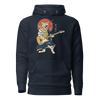 Cat Playing Guitar Ukiyo-e Unisex Hoodie