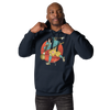 Samurai Play Bowling Ukiyo-e Unisex Hoodie